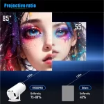 Salange HY300 Pro Smart Mini Vidéo Projecteur 1080P 4K Android – Image 5