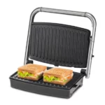 appareil panini-grill hommer grand modèle inox 1200w 1500w silver