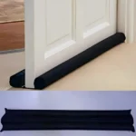 lot de 2 boudins de porte standard 3.5x90cm noir