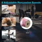 Mini Pistolet de Massage Musculaire Sans Fil Fascia Gun – Image 5