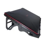 support pc portable laptop en mdf noir