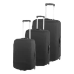 housse de valise élastique et résistante noir