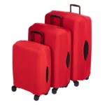 housse de valise élastique et résistante rouge