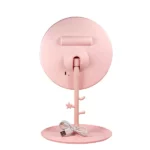 miroir et porte-maquillage led smart touch riye electronic jf115 éclairage hd 3 couleurs