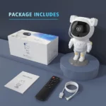 projecteur galaxie astronaute star led, astronaut galaxy projector starry night light