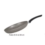 poêle 24cm 28cm cookart granite gris