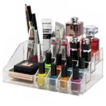 support organisateur de maquillage en acrylique transparent