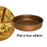 plat à four 24cm cookart granite gold