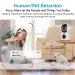 Caméra de Surveillance Intérieure IP WiFi Double Objectif HD 4MP iCSee – Image 3