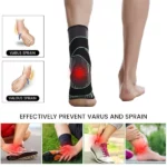chaussette attelle orthopédique de compression plantaire respirant, soutien de cheville et pied