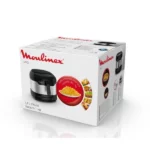 moulinex friteuse uno af215d10 noir-inox gris 1.8l