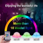 grifema gd1002-2 lampe projecteur étoiles musicale usb bluetooth rotation 360° avec télécommande