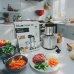 hachoir électrique silver crest 5l 6 lames 1500w