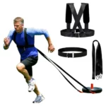 harnais lesté de fitness multifonctionnel besportable pour entrainement force, vitesse et agilité