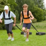 harnais lesté de fitness multifonctionnel besportable pour entrainement force, vitesse et agilité