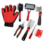 kit de toilettage complet tout-en-un 8en1 pour chats et chiens