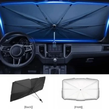 parapluie pare-soleil pliable pour pare-brise de voiture, isolation thermique, anti rayons UV