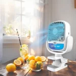 arctic air grip go mini ventilateur portable rechargeable à clip