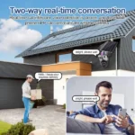 Caméra Surveillance PTZ Solaire 4G Double Objectif 8MP 4K Color Vu V380 Pro – Image 4