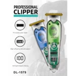daling dl-1579 tondeuse à cheveux rechargeable professionnelle à afficheur led