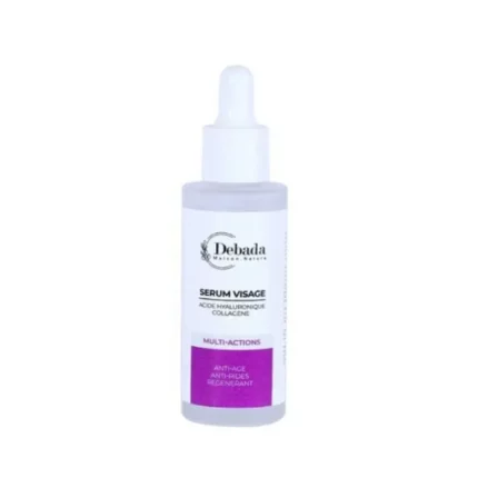 debada sérum visage multi-actions à l'acide hyaluronique et collagène 30ml