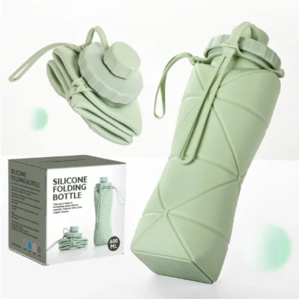 gourde pliable en silicone alimentaire 600ml