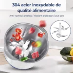 Hachoir Électrique TONIX 3L, 6 Lames – 1500W – Image 2