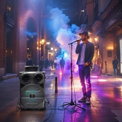 haut-parleur bluetooth portable 6.5" 80w ql-602