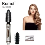 kemei km-8024 brosse soufflante lissante rotative