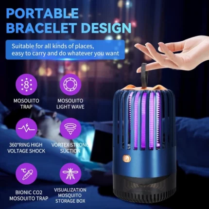 lampe anti-moustiques, mouches et insectes électrique uv avec ventilateur