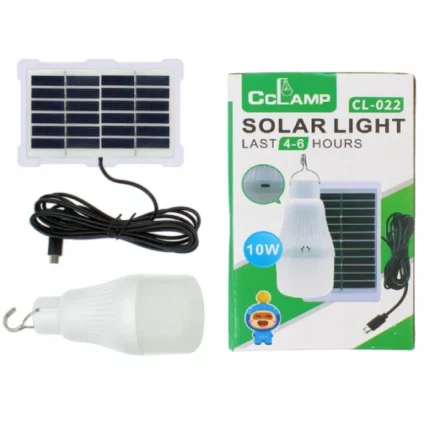 lampe solaire led cclamp cl-022 10w 15 led