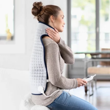medisana hp a64 coussin chauffant lavable pour nuque et dos, soulage les douleurs