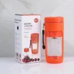 mini blender mixeur portable rechargeable 480ml orange, electric juice cup