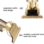 mini tondeuse cheveux rechargeable shuke sk-8017 gold