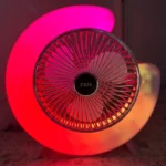 mini ventilateur de bureau led rgb usb