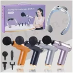 pack full détente kh-188, pistolet de massage percussion + masseur cervical ems, healthy and comfortable gift pack