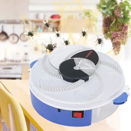 piège à mouches et moustiques électrique rotatif 5w