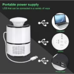 Piège Anti-Moustique Électrique UV LED avec Aspirateur – Image 5