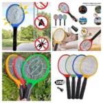 raquette électrique rechargeable anti-moustiques, mouches, insectes