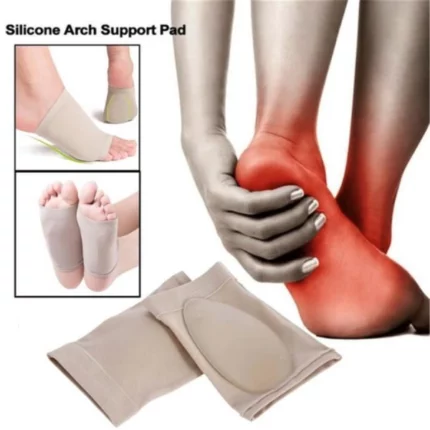 2 semelles chaussettes orthopédiques soutien de voûte plantaire avec gel-doux