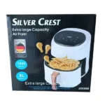 silver crest air fryer friteuse à air jd689b 8l 1400w blanc