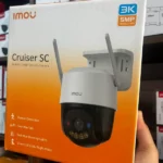 caméra de surveillance smart imou cruiser sc 5mp 3k avec sirène lumineuse, détection ai, zoom x8