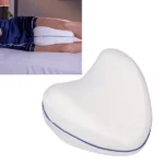 coussin orthopédique cœur en mousse à mémoire de forme pour les genoux, jambes, hanches et bas du dos