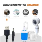 Douche Électrique Extérieure Portable Rechargeable – Image 4