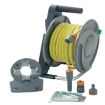 enrouleur dévidoir tuyau arrosage de jardin complet 20m