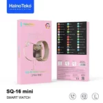 hainoteko smartwatch sq-16 mini series 10 rose doré gold
