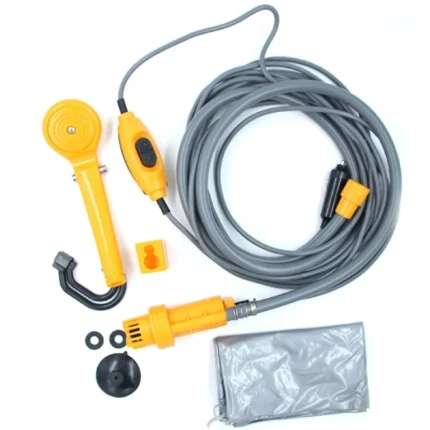 kit de douche portable 12v pour voiture et camping