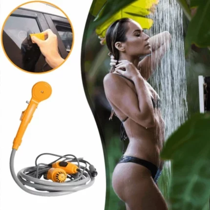 kit de douche portable 12v pour voiture et camping