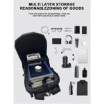 LOY Sac à Dos LED Intelligent Knight avec Écran Programmable Étanche – Image 7