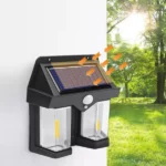 lampe solaire 2 led avec détecteur de mouvement cl-228